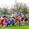 AND THEY’RE OFF - The start of the boys CTL Cross Country Championships held in Chelan last weekend. Lake Roosevelt took home championship honors for the boys and Chelan was the top finisher for the girls.