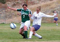 Tonasket Tiger forward Karen Keeton (above, in a match against Chelan) was named to the second team in CTL’s All League Team. Tigers Rachel Rillera and Jessie Hedlund made honorable mention.