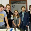 Team “Green Edge,” (L-R) Teen coach Jonathan Snyder, Dan Kiesecker, Robin Snyder, Elizabeth Clemen and Lindsey Prince. The team won a berth to the state tournament held Dec. 8 in Bellevue, team coach Martha Bosch said. Inspired by the Sunny Okanogan,