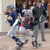 <html> <head> </head> <body> <div align="right"><i>Photo by Gary A. DeVon</i> </div> <p> </p> <p>Oroville’s Reinna Quick is brought home on an Emily Graham triple last week against the Waterville Shockers. The Hornets easily won each o