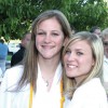 <html> <head> </head> <body> <div align="right"><i>Photo by Terry Mills</i> </div> <p> </p> <p> Jessie Hedlund (right) and Jessie Attwood greet friends and family after the ceremony at Tonasket High School. </p> </body></html>