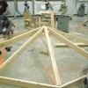 <html> <head> </head> <body> <p align="right"><i>Submitted by Career Tech teacher Ed Naillon</i> </p> <p>Students begin assembly of the roof section of the gazebo. </p> </body></html>