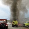 <p align="right"><i> Photos by Amy Veneziano</i></p><p> Crews from Tonasket, Oroville and Omak were at the fire at various times Tuesday. However, fires in Omak and Okanogan quickly left the north county on their own, when the Omak crew had to head bac