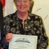 Hilary Blackler was named "Citizen of the Year' at the Chamber of Commerce Banquet. She received the award not only for co-chairing the Oroville Centennial Park Project, but for the many things she does to beautify the community.