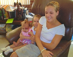Michelle L. Kitterman, 25, of Oroville, was found dead at the end of a driveway on Stalder Road on Sunday, March 1 at 12:20 p.m. Michelle is shown above with her twin sister Danielleï¿½s children.