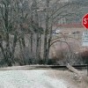A private railroad crossing on the Cascade and Columbia River Railroad which is a short-line that moves goods between Wenatchee and Oroville. There are approximately 170 private crossings leased from the railroad along the line.
