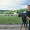 Photo courtesy of Heaven Scent FilmsKevin Tomlinson, director of “Back to the Garden, flower power comes full circle,” in 1988, filming a Healing Gathering near Tonasket. He kept this footage for 20 years before reconnecting with the people from the g