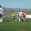 Photo by Emily HansonJeovanny Polito (9) trying to kick the ball away from Omak during Tonasket’s home game on Thursday, April 16. The Tigers lost the game 3-0. Also shown are Michael Hulse (16) and Damien Rangel (15).