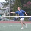 Photo by Emily HansonJoylnn Sullivan hitting the ball during her match against Lake Roosevelt on Friday, May 8. Sullivan played on the number one doubles team with Melissa Martinez and they defeated Mo Bell-Bart and Monica Warriors 6-3, 6-4.