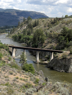 Jeremy Cook of Oroville and Odessa, Wash. jumped from the trail bridge over the Similkameen River last Friday. His body was found two miles down river on Monday, according to Sheriff Frank Rogers. Photo by Gary DeVon