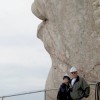 Anna Marie Pridgen with life companion Terry O'Donnel at Crazy Horse Monument in South Dakota