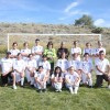 Photo by Terry MillsKicking the ball this season with a new head coach, the 2009 Tonasket girls’ soccer team is, in the back row, left to right: Kelly Cruz, Alicia Edwards, Shelby Olma, Stefanie Bruner, Angela Vaughn, Ashley Booker, Alyssa Holbert and M