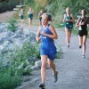Amy Johnson running at the Omak-Chelan Tonasket Dual on Wednesday, Sept. 30. Spear finished the 2.1 mile two lap course with a time of 16:33.Submitted by Bob Thornton