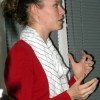 <p class=PhotoByline>Photo by Gary DeVon</p><span style='font-size:12.0pt;font-family:"Times New Roman";'>Oroville Senior Austianna Quick, a student rep to theState Board of Education, reported on a recent trip she took to Denver Coloradowith other studen