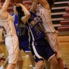 Shelby Olma, a junior for the Tonasket girls’ basketball team tries to make a shot against Cascade despite having the Kodiaks blocking it from either side during Tonasket’s loss to Cascade on Saturday, Jan. 16. Photo by Ian Dunn