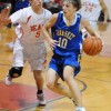 Tonasket sophomore John Stedtfeld moves the ball down the court to the hoop while keeping it away from a Brewster defender during Tonasket’s away game against the Bears on Friday, Jan. 22. Photo by John F. Cleveland, II