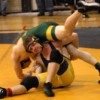 Oroville’s Mike Lynch took home championship honors at this year’s District Wrestling Tournament in Oroville. He and fellow Hornet Nick Perez earned the two first place wins Saturday, which helped Oroville secure its fourth District Championship in fi