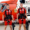 Darren Hicks (right) and a fellow Coast Guard Rescue Swimmer. File photo