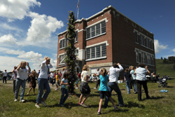 Everyone is invited to join in the dance around the May Pole at the Molson Mid Summer Festival. The May Pole is a tradition of some of the Nordic countries where many Molson’s early pioneers had their roots. Photos by Gary DeVon