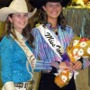 The 2010 Tonasket Rodeo Queen Taylor Ayers (left) crowned the 2011 Tonasket Rodeo Queen Jerian Ashley (right) at the coronation ceremony held at the Tonasket Eagles on Saturday, Oct. 23. Photo by Emily Hanson