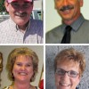 Clockwise from top left: Commissioner candidate Jim Detro, sheriff candidate Frank Rogers, clerk candidate Charleen Groomes and treasurer candidate Leah McCormack.