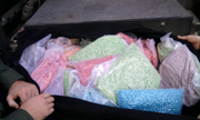 Ecstasy contents of one of the backpacks seized near Curlew in October. The seizure followed a tip from locals to the U.S. Border Patrol and netted 310 pounds of the designer drug worth nearly $9.4 million. U.S. Customs and Border Protection listed the fi