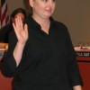 Selena Hines was sworn in as the newest member of the Tonasket City Council during their meeting on Tuesday, Jan. 11. Photo by Emily Hanson
