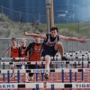 CJ Mathews won the 110 hurdles at the Tonasket Invitational Track meet last Friday. Photo by Terry Mills