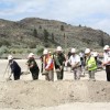 The Ground Breaking Ceremony for the new Oroville Station of the U.S. Border Patrol located south of the U.S.-Canada Port of Entry on the west side of Highway 97 took place on Tuesday, July 12. Among those participating in the shovel ceremony were the Dir