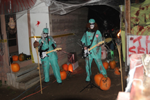 The gruesome twosome, members of the band Severed Heads, was just one of many scary sights on this year's Haunted Hayride in Oroville.