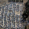 An aerial view of the Okanogan Family Faire grounds on Cayuse Mountain. It was reported that some 6,000 people attended this year's Faire which took place last Friday, Saturday and Sunday. Photo by Terry Mills
