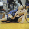 The Tigers' Collin Aitcheson had his way in the 120 pound title bout at Thursday's NOHI tournament, winning by a 16-0 technical fall.