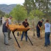 Students put together benches that were installed at various points along the Similkameen River Trail.