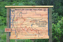 Whistler Canyon is a popular hiking and horseback trail that the county helped to develop with help from the Backcountry Horsemen, U.S. Forest Service and U.S. Bureau of Land Management.