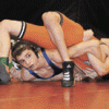 Photo by Brent Baker — The Tigers' Ryker Marchand looks for instruction moments before he pinned his Cashmere opponent on Friday, Feb. 3. Marchand finished third at 126 pounds to qualify for regionals.