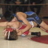 Photo by Brent Baker - Christian Diaz, the biggest surprise of the postseason, entered the district tournament as the fourth seed. But after winning districts last week, Diaz proved it was no fluke by earning a spot at state with his regional performance