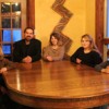 The Burnells - Noah, Heather, Ellamae, Elija and Jasper. The couple recently opened the Phoenix Café and Gallery in the old Inn at Molson location. Submitted photo.