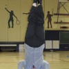 Oroville Elementary School Principal Joan Hoehn is head over heels for the Principal's Challenge. The principal challenged her students to read over 5000 books in February – and they did. So Hoehn stood on her head as one of the many rewards the kids ea