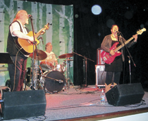 The Laura Love Trio performed at the Tonasket Community Cultural Center last Saturday night.