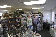 Cecilia Ray and Wes Westphal have opened World of Gaia in Oroville and sell a wide variety of rocks and minerals from around the world, both online and in their new store. The couple also sells jewelry making and rock hounding supplies. Photo by Gary DeVo