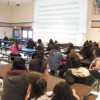 Parents of migrant/bilingual students gathered for a monthly meeting Wednesday, March 21, to allow them to communicate with district administrators and receive topical information useful in assisting their students in learning. This month's meeting addres