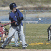 Tonasket's Kjeld Williams takes a cut against Omak on Saturday, April 14.