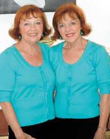 Doris Reynolds and Dee Patterson are this year's Oroville May Festival Grand Marshals. The identical twins say they are proud and excited to be the Grand Marshals and look forward to the May Festival festivities. Photo by Gary DeVon