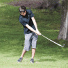 Connor Hughes was the only one of the Hornets' three golfers to survive the first day cut at last week's 1B/2B state championships in Lakewood.
