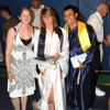 Graduate Katy Smith and her sister Tracy and graduate Nick Perez. Photo by Gary DeVon