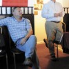 Dan Boettger, Director of Regulatory and Environmental Affairs for Okanogan County PUD and Glenn Huber, Area Manager for Oroville, were among the PUD representatives discussing the public electric utilities plans to license Enloe Dam at the Thursday, June