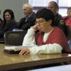 Lacey Kae Hirst-Pavek reads over her court papers while waiting for her sentencing hearing to begin in 2010. Hirst-Pavek was sentenced to life in prison without the possibility of parole for the murder of Michelle Kitterman and 126 months in prison for th