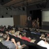 Film festival cofounders Mo Fine and Geoff Klein address film goers at the Tumbleweed International Film Festival held Aug. 16 to 18 at the NK'MIP Desert Cultural Center. Photos by Gary DeVon