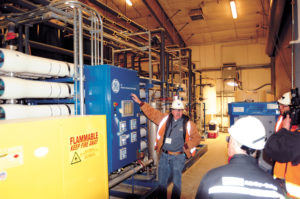 Crown Resources state-of-the-art filtration system at the Buckhorn Mine.