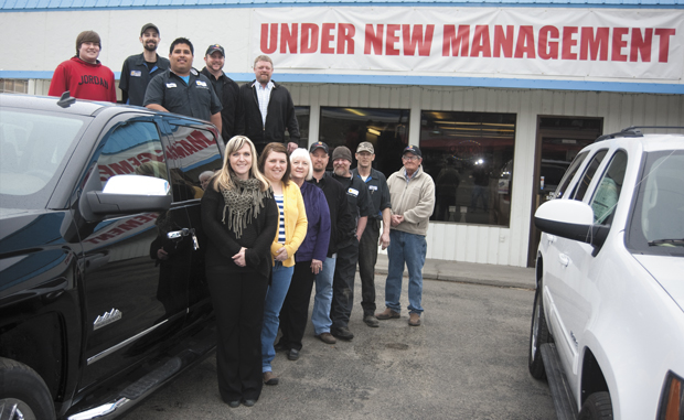 The OK Chevrolet team includes (top, l-r) Tyler Giles-Farley, Cameron Nelson, Pablo Nava, rod Moore, Wes Heinsma, (front) Angie Gavin, Kris Duchow, Katy Tibbs, Nick Stafford, David Williams, Jim McCormick and Rich Fewkes. Not pictured is Mike McCarter.